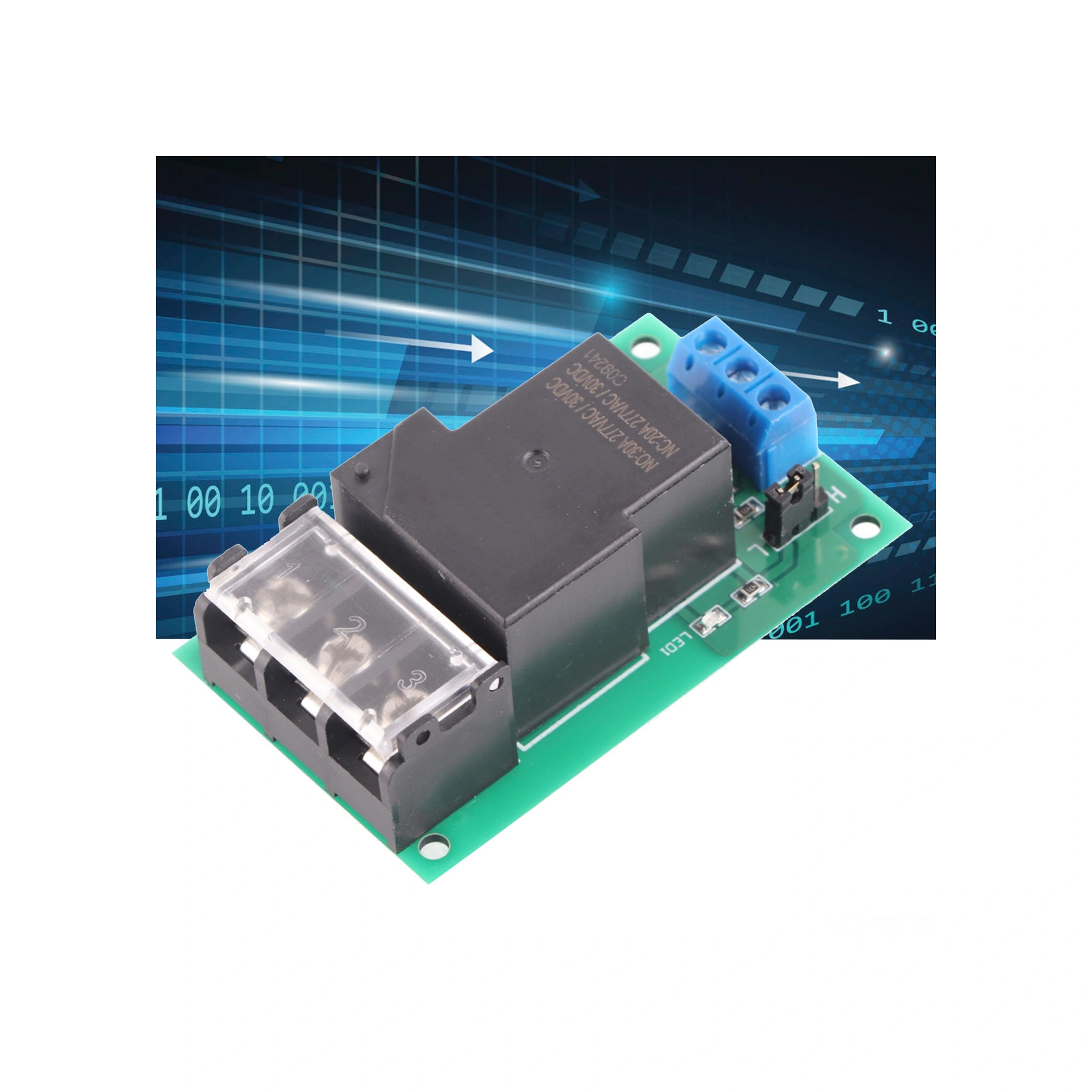 Tenfowee Tek Yollu 30a Röle Modülü - Optik Kopple İzole - Yüksek/düşük Seviye Tetikleyici - 12vdc - Yüksek Güçlü - Yyg-2