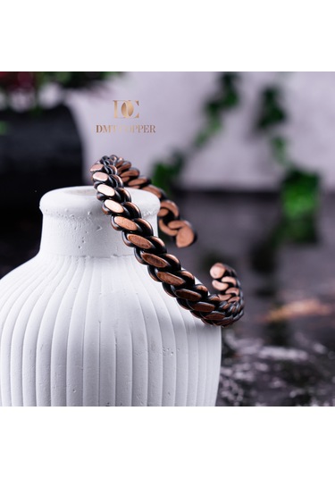 Dmt Copper Home %100 El Yapımı Bakır Bileklik,doğal Antibakteriyel Bakır Bileklik, Sağlık Dostu Şık Tasarım Bakır