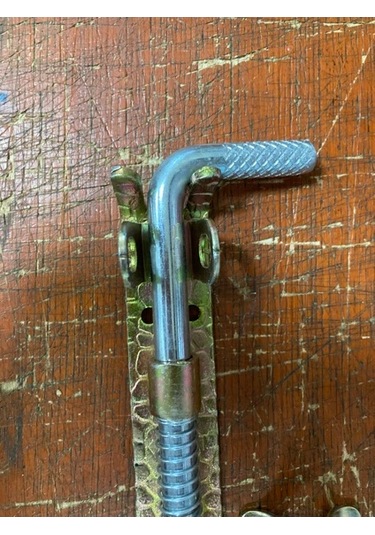 Çankaya Ferforje Yaylı Kapı Sürgüsü 20cm