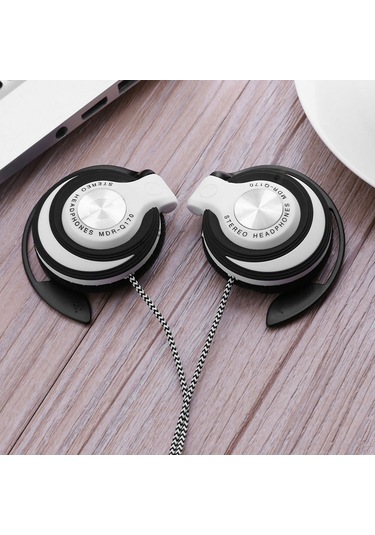 Ximistore9 Beyaz Mdr-q170 Kulaküstü Kablolu Kulaklık, 3.5mm Bağlantı, 20-20khz Frekans Aralığı, 123db Hassasiyet Shini Logo'lu, Mikrofonsuz