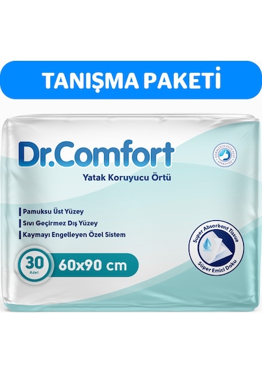 Dr Comfort 60 x 90 Yatak Koruyucu Örtü 30'lu