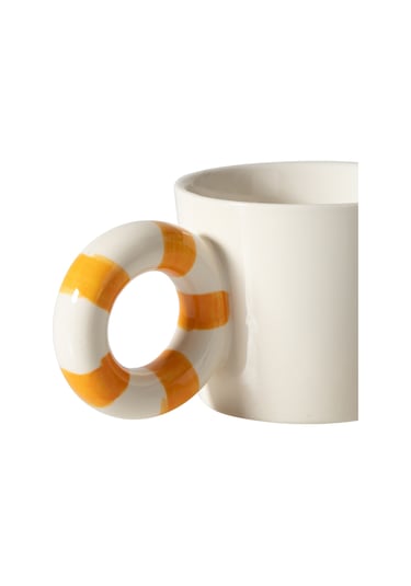 Lısmore Kupa Beyaz 16 Cm Sarı
