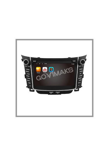 Hyundai İ30 2012-2016 Uyumlu 4 Gb Ram 64 Gb Hafıza Androıd Multımedıa Teyp 7"
