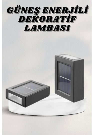 Bahçe Aydınlatması Solar Güneş Enerjili Dekoratik Led Işıklı Lamba Çok Renkli