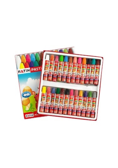 Fatih Pastel Boya Karton Kutu 24 Renk King Size