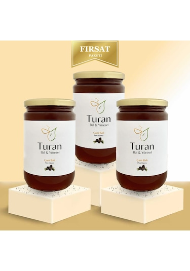 Turan Bal ve Yöresel Çam Balı 3 x 850 G