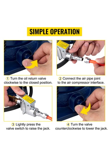 Fk Frıko 32t Havalı Hidrolik Şişe Kriko/pnömatik Hidrolik Kriko