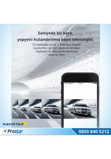 Wifi G-sensör Park Modu 128 Gb Destekli Araç Yol Sürüş Kamerası Geniş Açılı