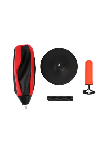 Konesam Ofis Stres Çözücü Pu Deri Masaüstü Savaş Topu - Geri Tepki Yaylı Süngerli Egzersiz Aleti