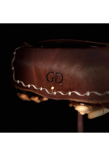 Hakiki Deri, El Yapımı Bayan Çanta, Bayan Cüzdan Larissa V38 Kızıl Kahverengi