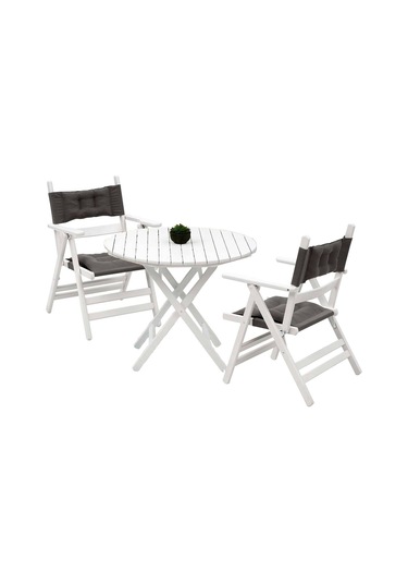 Marmaris Katlanır Ahşap Bahçe Balkon Seti: 70Lik Masa, 2 Sandalye (538648711) Marmaris Katlanır Ahşap Bahçe Balkon Seti: 70Lik Masa, 2 Sandalye (538648711)