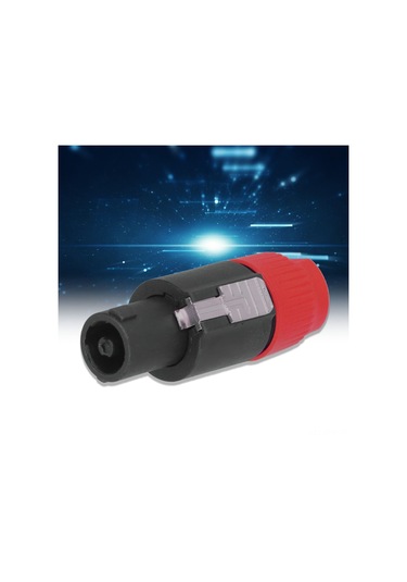 Tenfowee 4'lü Paket Kırmızı 4 Kutup Hoparlör Plug, 6-15mm Kablolar İçin Su Geçirmez, Tork Kilidi, 30a Güç, Abs+pirinç Konstruksiyonu