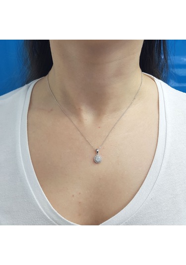 Lova Pırlanta Gün Işığı Kolye - 2030036