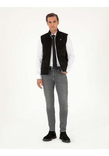 Pierre Cardin Erkek Siyah Deri Mont-kaban 50300552-001