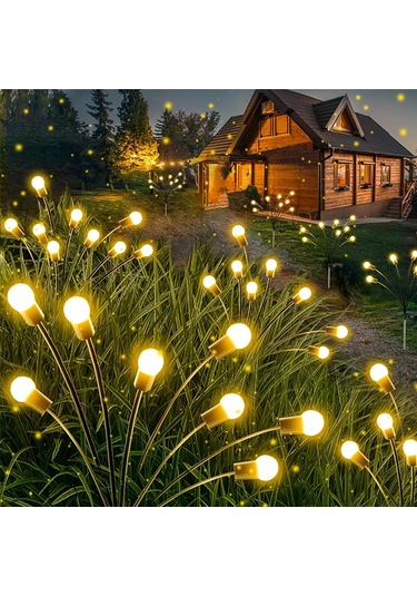 Bahçe Işıkları-yeni Yükseltilmiş Güneş Enerjili Ateşböceği Çok Renkli