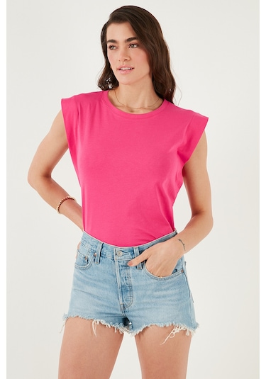 Lela Bayan T Shirt 5864019 Fuşya Fuşya