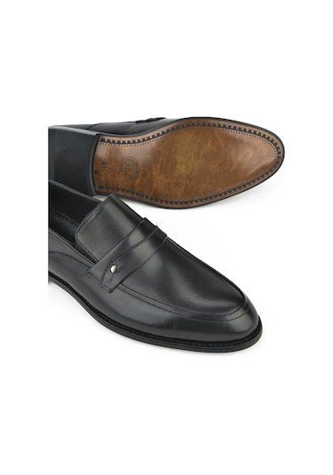 Ziya, Erkek Hakiki Deri Klasik Ayakkabı 13348z087 Siyah