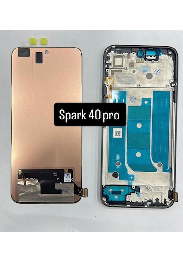 Tecno Spark 40 Pro Lcd Ekran Dokunmatik Çıtalı
