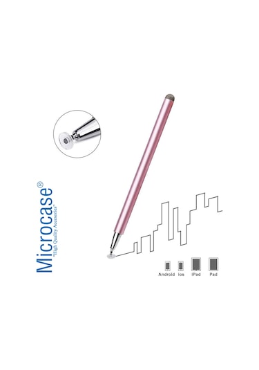 Telefon Tablet iPad 2in1 Disk Uçlu Stylus Dokunmatik Kalem AL3466