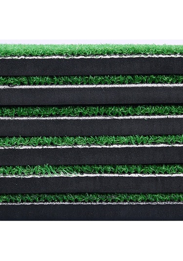 Qingmipy Ev İçi Golf Vuruş Egzersiz Matı - Taşınabilir 60x30cm Nylon Sbr Top Matı - Golf Becerilerini Geliştirme Aleti Yeşil