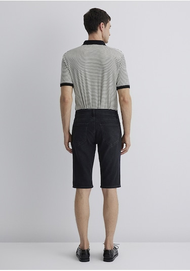 Mavi - Nicholas Dark Smoke Mavi Black Jean Şort 0416081307 Turuncu