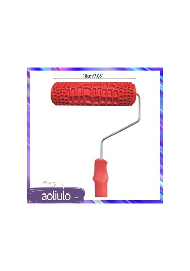 Xindoker 7 İnç Krokodil Desenli Rulo, Duvar Boyama Aleti, G硅藻泥 Ve Sanat Boyası İçin Basma Rulo, Zengin Dokulu Duvar Dekorasyon Aracı