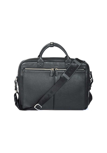 Siyah Deri Unisex Laptop Çantası - S1lc00002897-a41