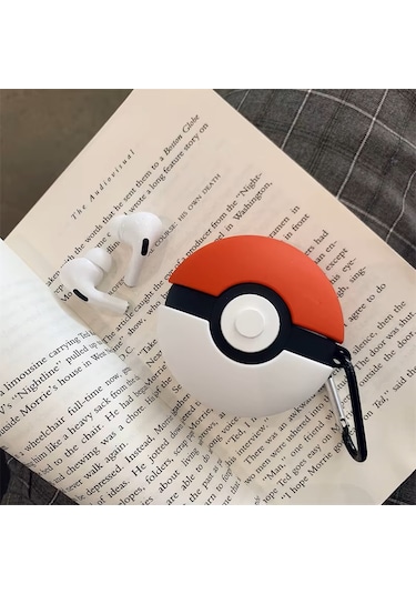 Airpods Pro 3. 2025 Nesil İle Uyumlu Figürlü Kılıf+kanca Kırmızı