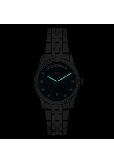 Fossil Fes5457 Kadın Kol Saati Metalik Gri