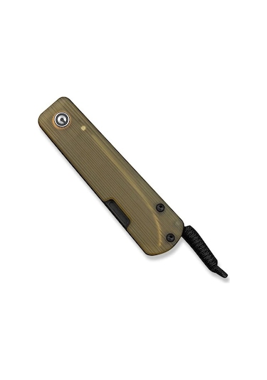 Civivi Slippy Sendy Milled Bead Blasted Yellow Ultem Handle Black Stonewashed Nitro-v Blade Kamp Çakı Sarı