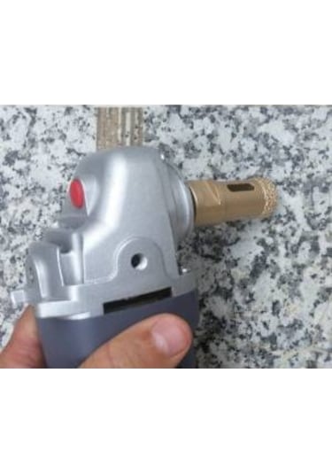 Mermer Granit Fayans Beton Taş Delme Ucu Sarı Panç Elmas 30mm