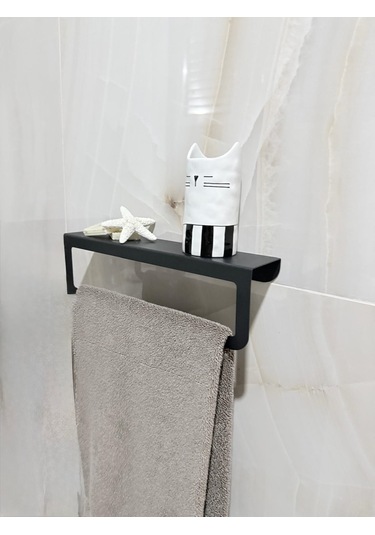 Metal Siyah Havluluk Modern Paslanmaz Çelik Havluluk