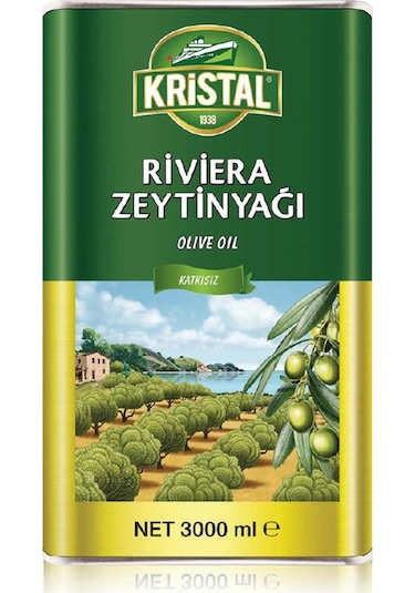 Riviera Zeytinyağı Teneke 3 L