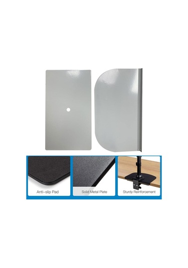 Homyl Cam Masa Kırılgan Üstleri Için Pratik Monitör Beyaz