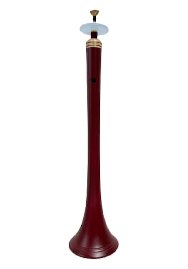 La Zurna Profesyonel Erik Ağacı Bordo Boyama Kamış Emzik Dahil