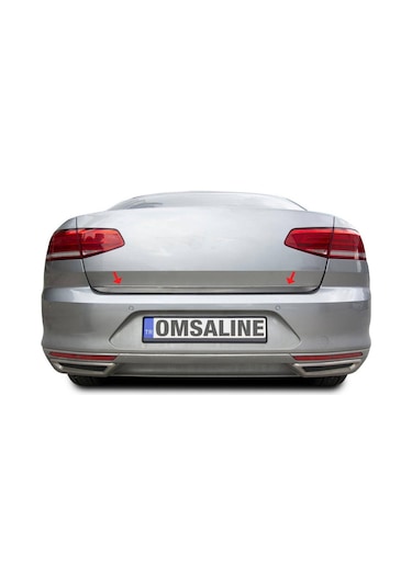 Omsa Vw Passat B8.5 Siyah Krom Bagaj Alt Çıtası 2019 Ve Sonrası