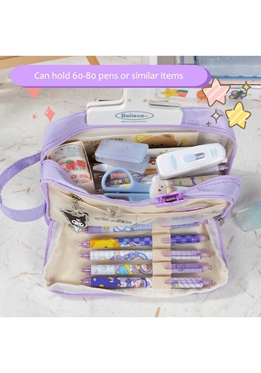 Ww 5 Katlı Büyük Kapasiteli Kalem Kutusu-Mavi