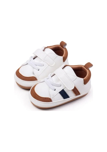 Yenidoğan Bebekler İçin Tabanlı Pinetki Spor Ayakkabılar 419168026 Beyaz