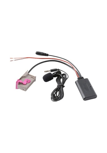 Neevoyu Audi A3 A4 A6 A8 Tt R8 Rns-e Anahtarı İçin 32 Pinli Bluetooth Ses Kablosu + Mikrofonlu Araç Kiti