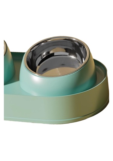 Homyl Çift Su Ve Mama Kaseleri, Köpek Yemekleri Pet Paslanmaz