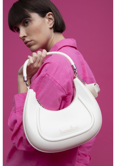 Unıted Colors Of Benetton Kadın Kol Çantası C.bnt 1451 Bej