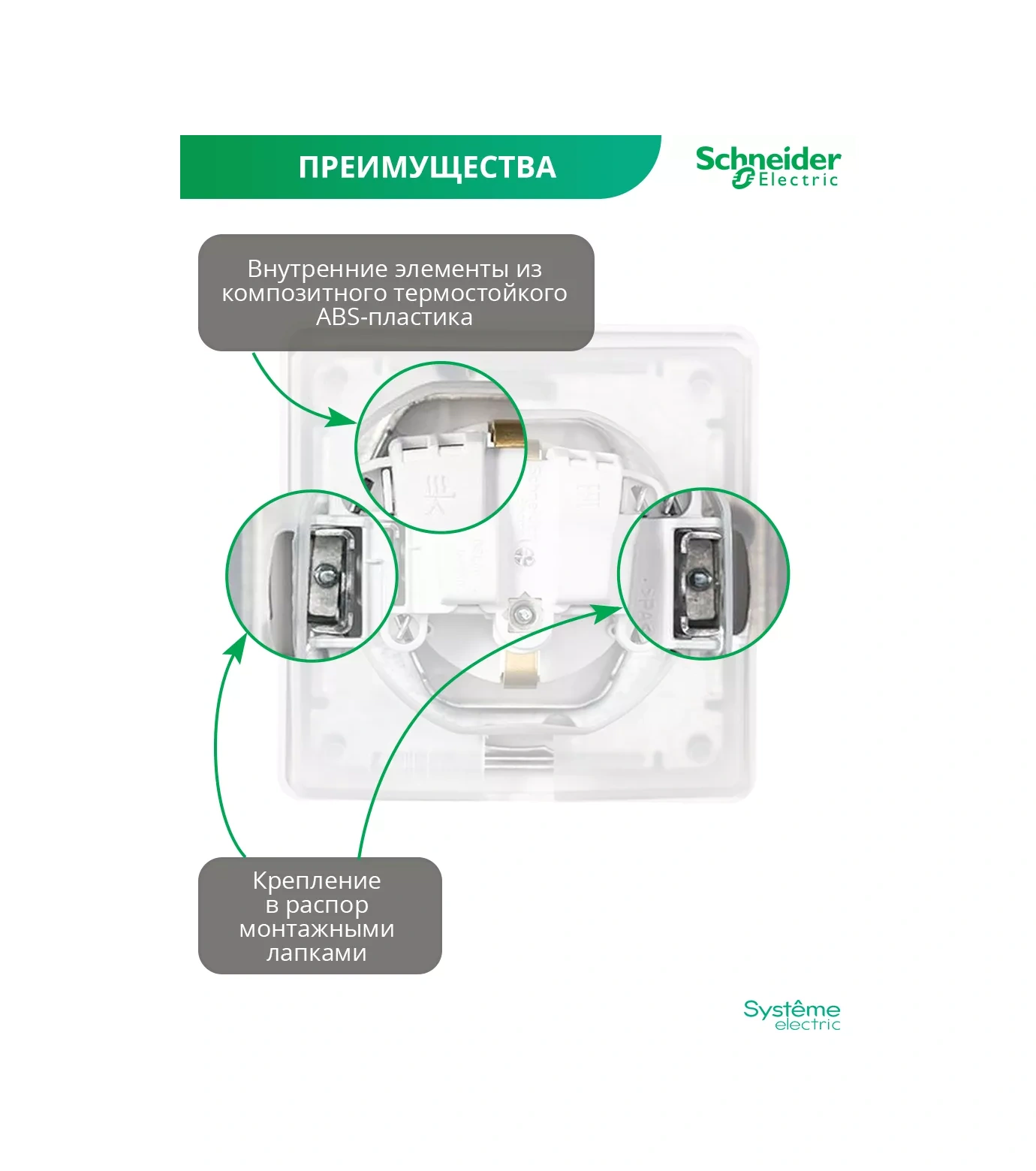 Systeme Electric Schneider Kapaklı Nem Koruyucu Dahili Priz 41538117 Glossa