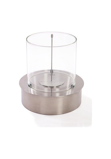Starfire Yuvarlak Burner Camlı Bioethanol Şömine 40 Cm