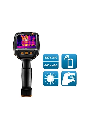 Testo 883 Profesyonel Termal Kamera Sıcaklık Ve Su Kaçağı Tespit Cihazı