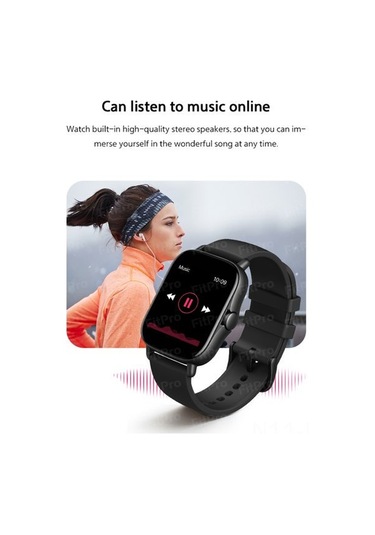 Reedark Gt20 1.69" Ekran, 14 Gün Pil, 50m Su Geçirmez, Çift Bluetoothlu Akıllı Saat(İthalatçı Garantili)