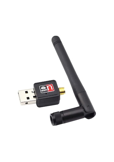 Bilgisayar USB Kablosuz Antenli 7601 150 Mbps Wi-Fi Adaptör