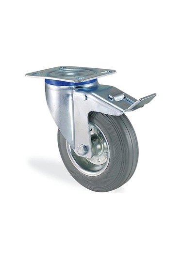 Hts Frenli Bilyalı Tablalı Mobilya Tekerleği 100mm