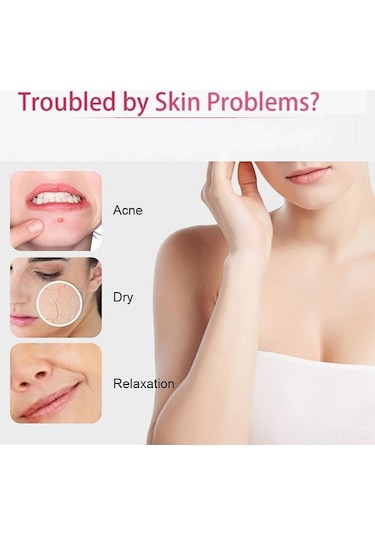 Besthome1 Yüz Gelişimi Aleti: Led Ems Rf Teknolojisi Cilt Daraltma Güzelleştirme Göz Bakımı Beyaz/pembe Renkli Çok Renkli