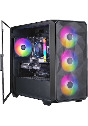 Dragos DRX7033 i3-12100F 32 GB 512 GB Nvme SSD RTX3050 Free Dos Masaüstü Oyuncu Bilgisayarı