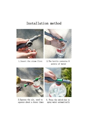 Bahçe Sulama İçin Basınçlı Yıkama Sulama Tabancası